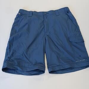 Columbia PFG Blood & Guts III Convertible Pants Men's Shorts (34×9) SHORTS ONLY